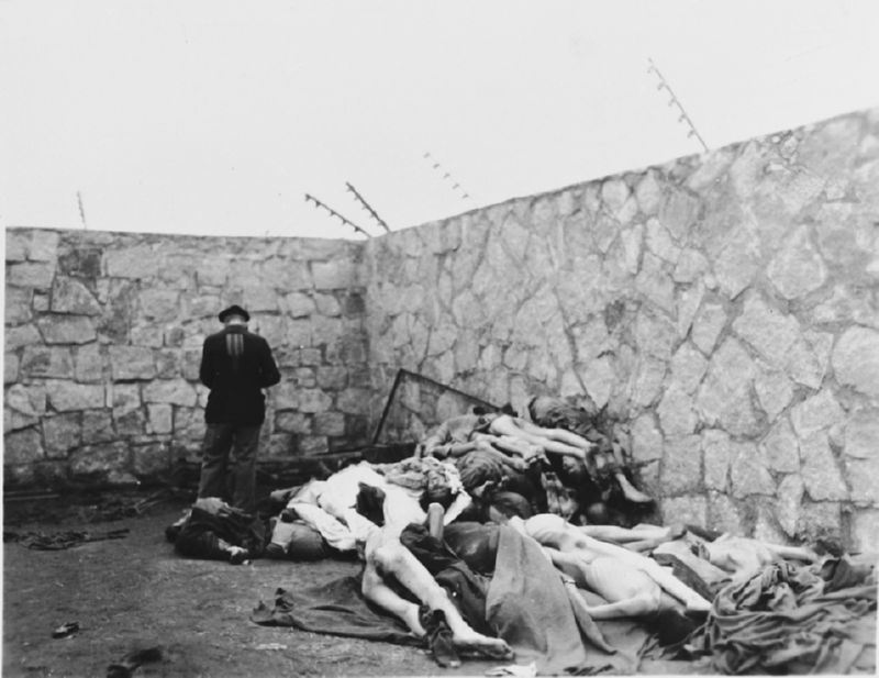 a survivor stands next to the dead